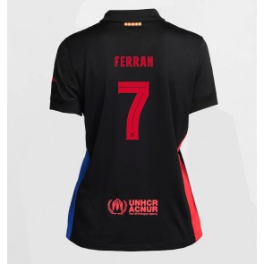 Barcelona Ferran Torres #7 Dámské Venkovní Dres 2024-25 Krátký Rukáv